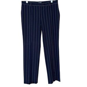 Gianfranco Ferre Vintage Straight-leg Black and White Pinstripe Trousers Size 8